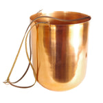 Copper Hanging Planter 18 X 22cm Hand Finished