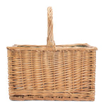 Butchers Wicker Basket With Zipped Cooler Bag