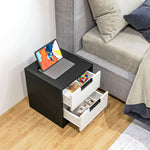 2 Drawer Bedside Tables Set Of 2 With Storage Nightstands