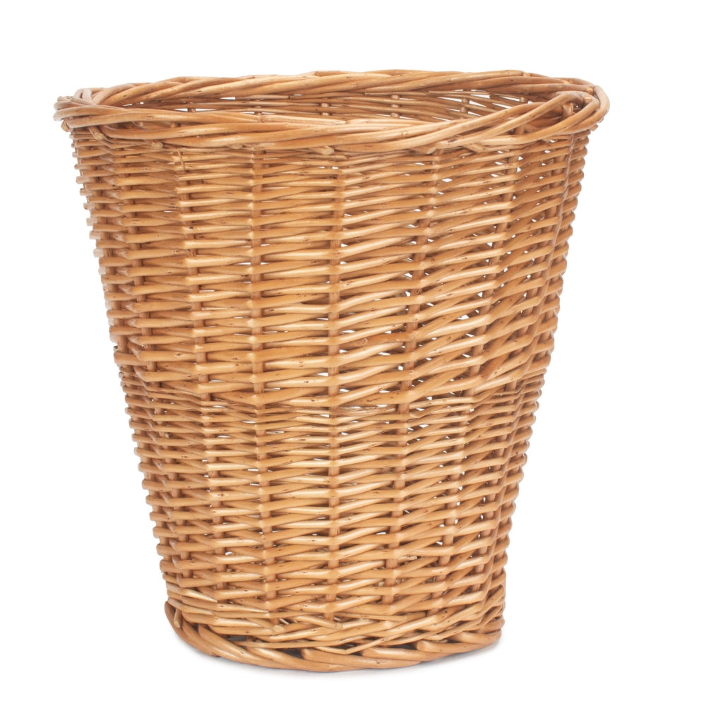 Wicker Light Steamed Waste Paper Bin