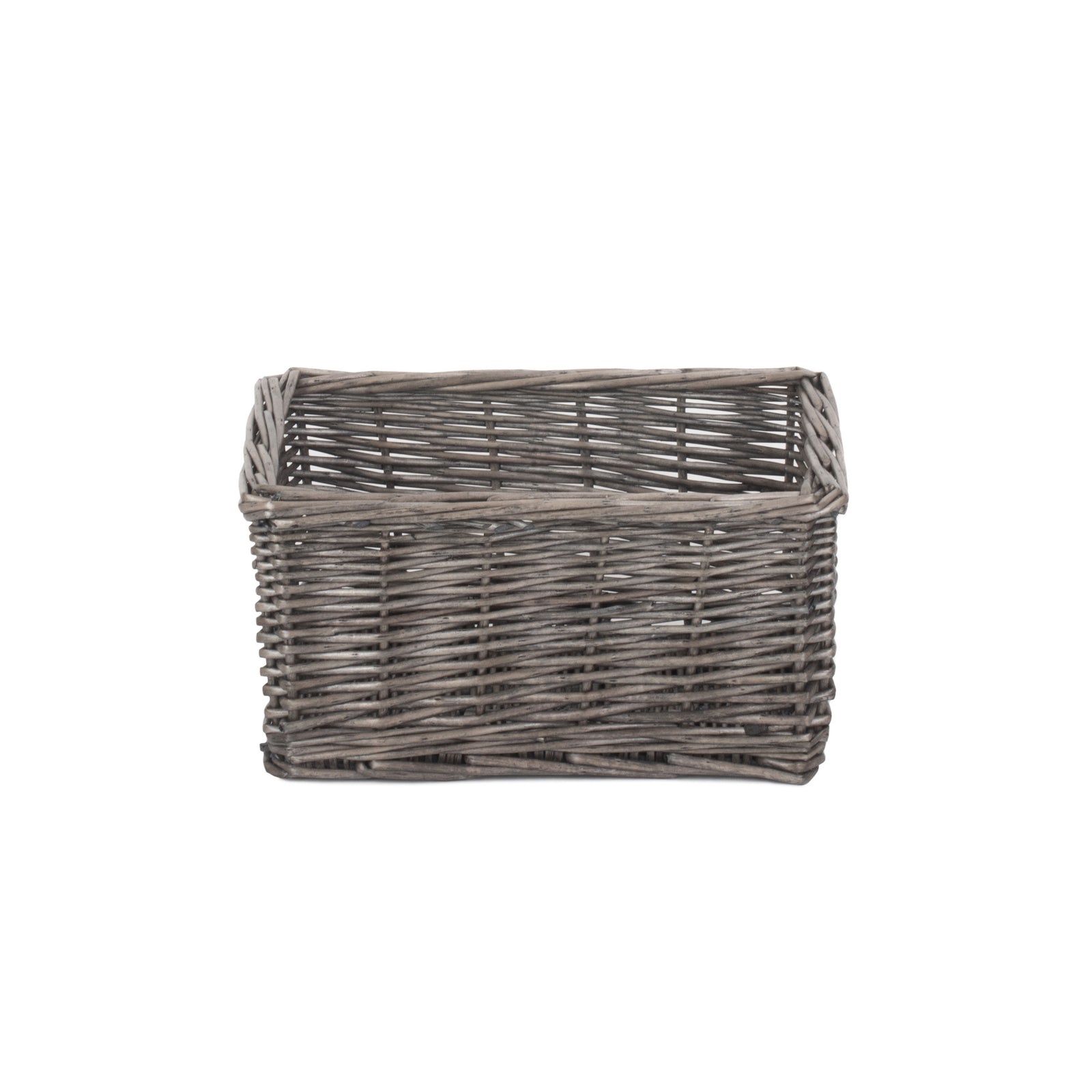 Antique Wash Finish Wicker Tray | Small | Brown