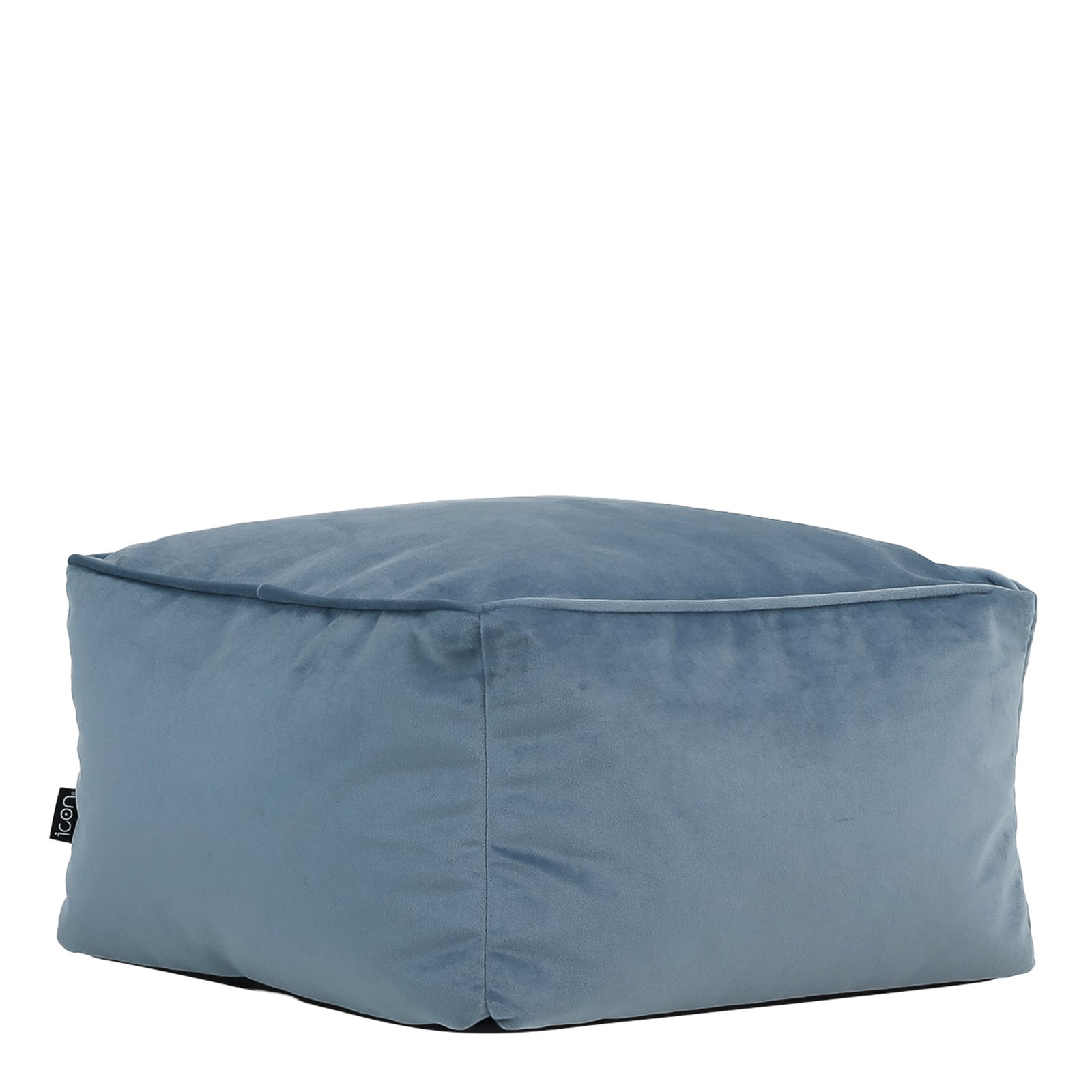 Amara Velvet Bean Bag Pouffe | Blue