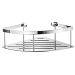 Polished Chrome Corner Shower Basket Wall Mounted Soap Caddy | Polished Chrome