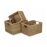 Seagrass Nordic Seagrass Storage Basket | Set-of-3 | Brown