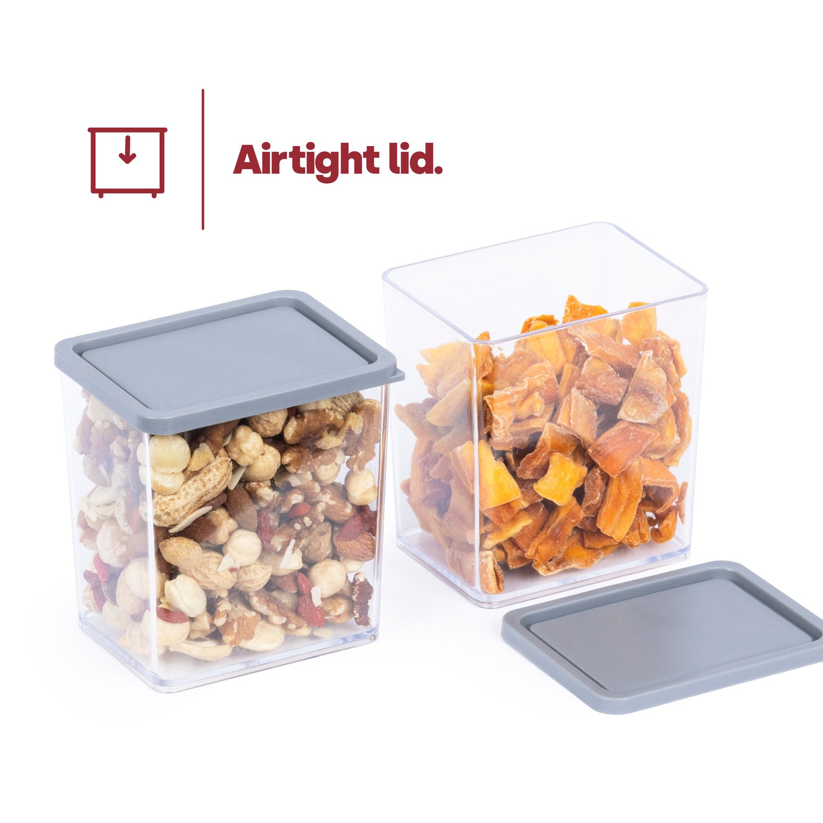 Livivo Airtight Pantry Medium Containers - Set Of 2