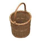 Red Hamper Wicker Yorkshire Barrel Shopping Basket