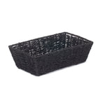 Black Paper Rope Tray | Small | Black