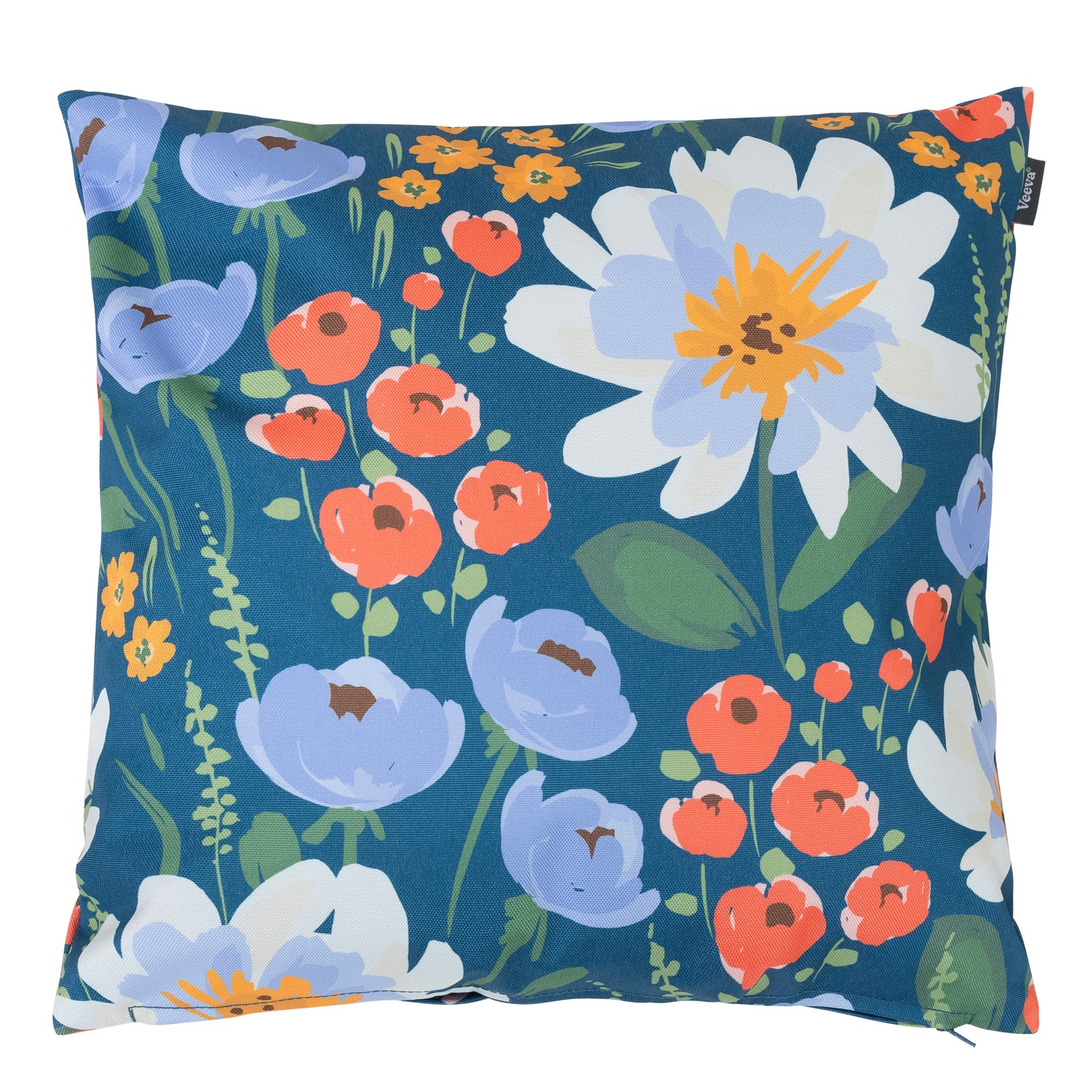 Floral Indoor Outdoor Cushion Set Of 4 Water Resistant Cushions