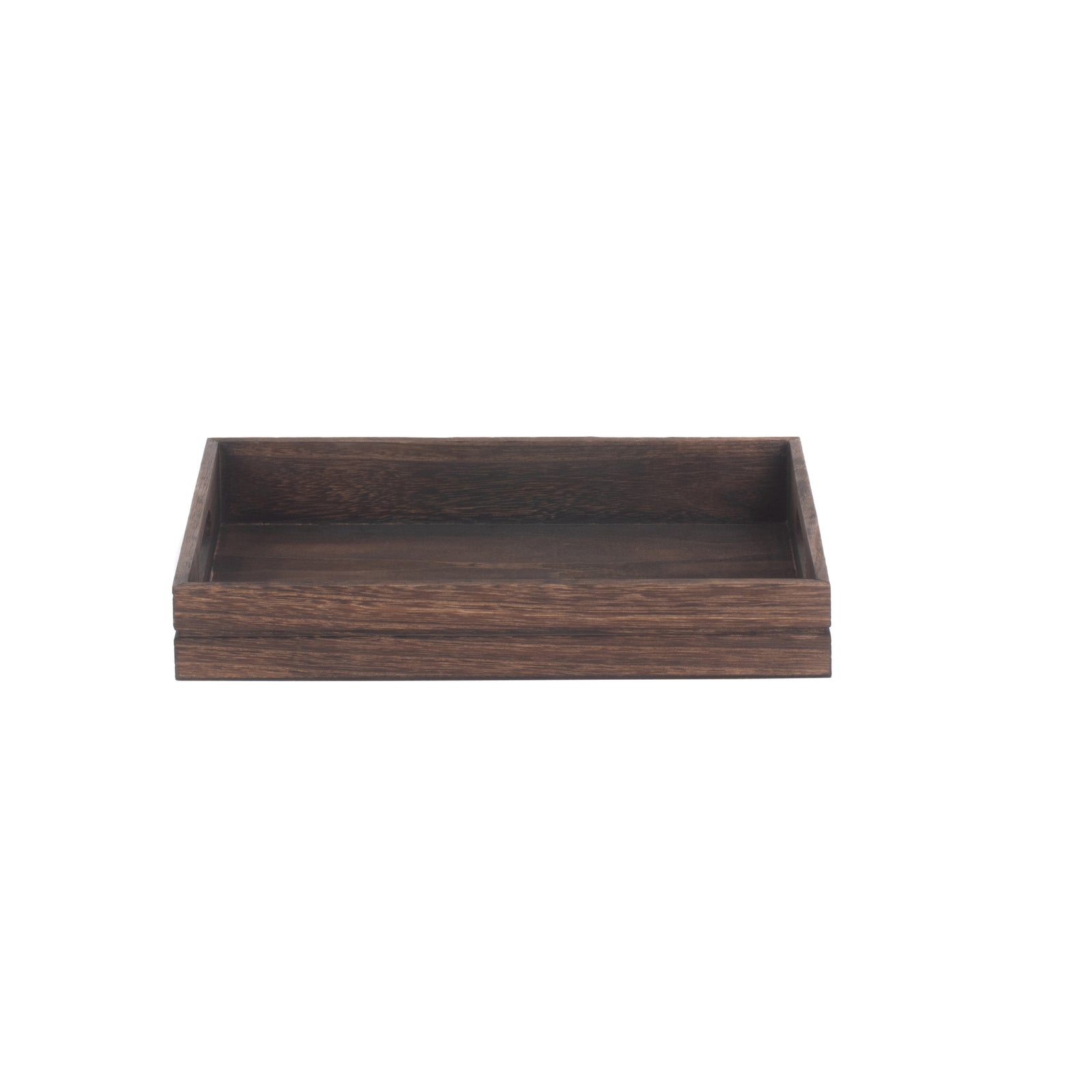 Wood Dark Wooden Tray