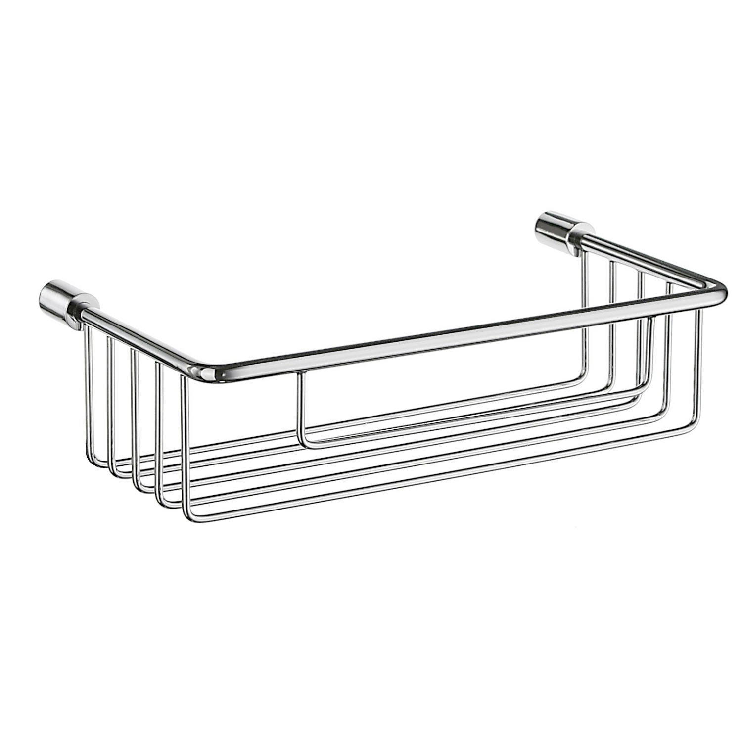 Polished Chrome Shower Basket Wall Mounted Soap Caddy | Polished Chrome