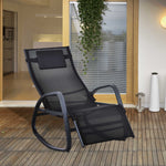 Garden Lounger Zero Gravity Rocker, Adjustable