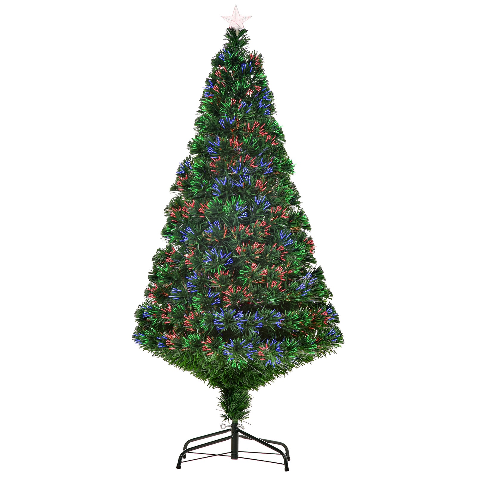 4/5ft Pre-lit Optic Christmas Tree Holiday Decor | 5ft | Green