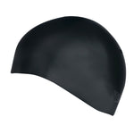 Childrens/kids Silicone Swim Cap | One Size | Black