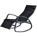 Garden Lounger Zero Gravity Rocker, Adjustable