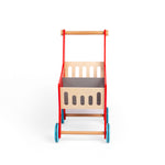 Wooden Shopping Trolley, Plenty Of Room For Wooden Play Wood