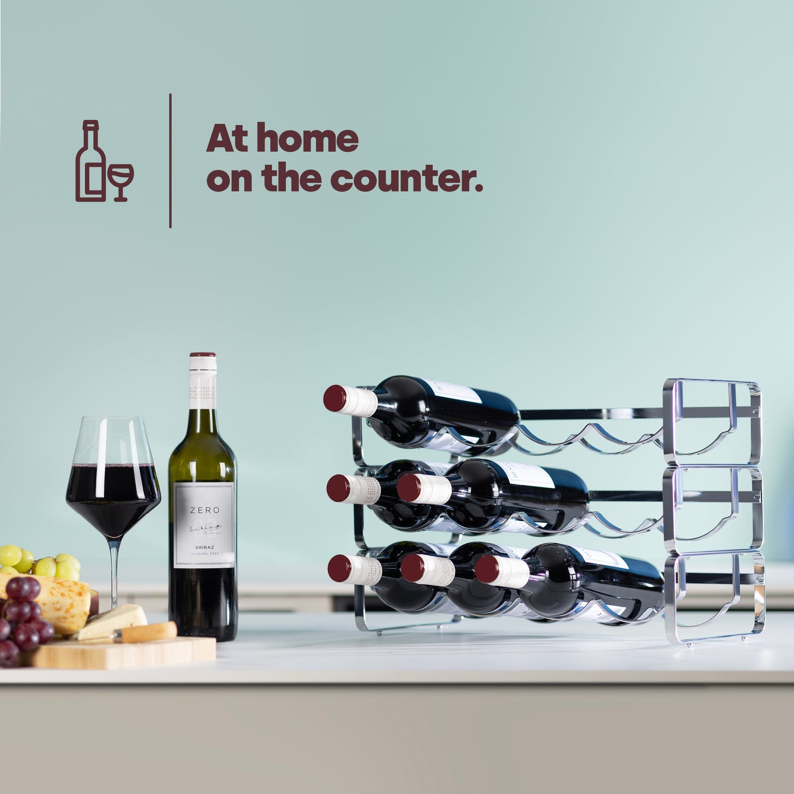 Modular Wine Rack - Silver