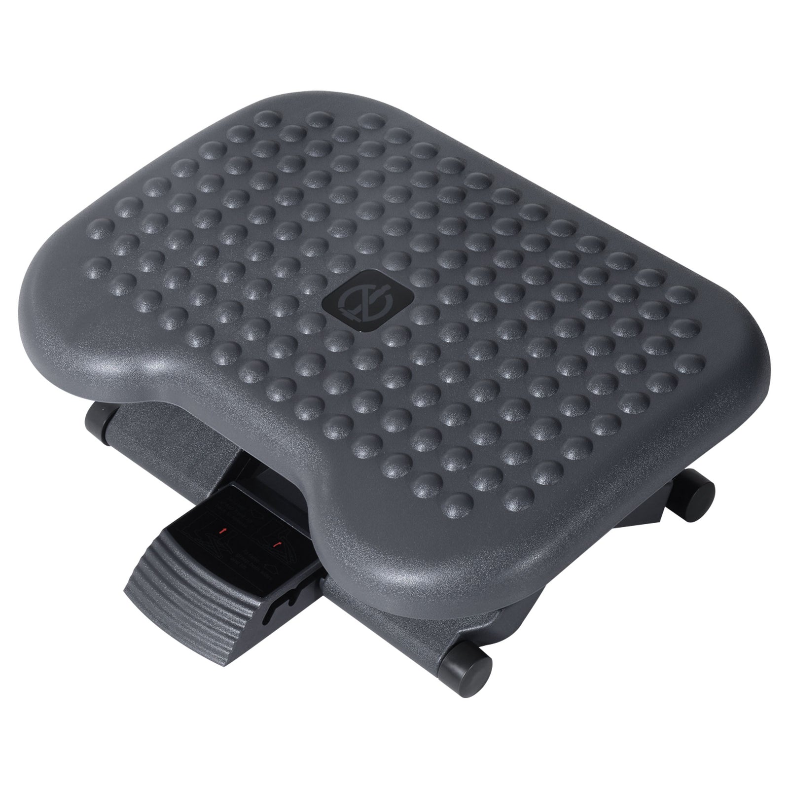 Foot Rest Adjustable Height And Angle Home Office Footstool | One Size | Gray