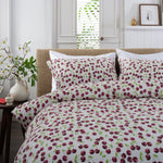 Cherry Baby Printed Cotton Rich 200 Thread Count Duvet Cover Set | Double | Multi Colour