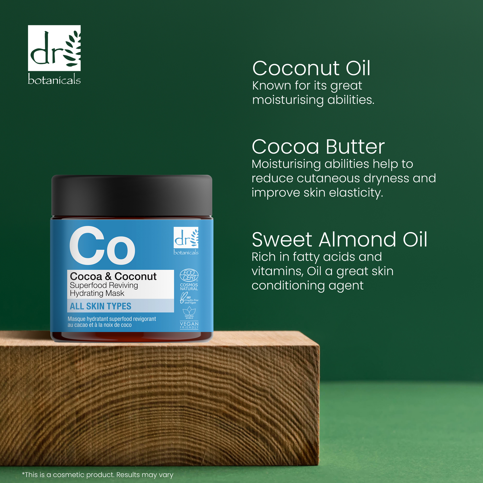 Cocoa & Coconut Superfood Reviving Hydrating Mask 60ml