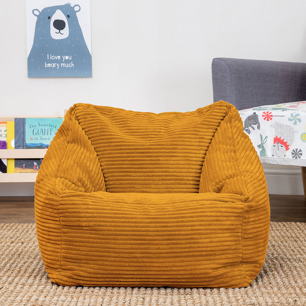 Kids Armchair Bean Bag | Yellow