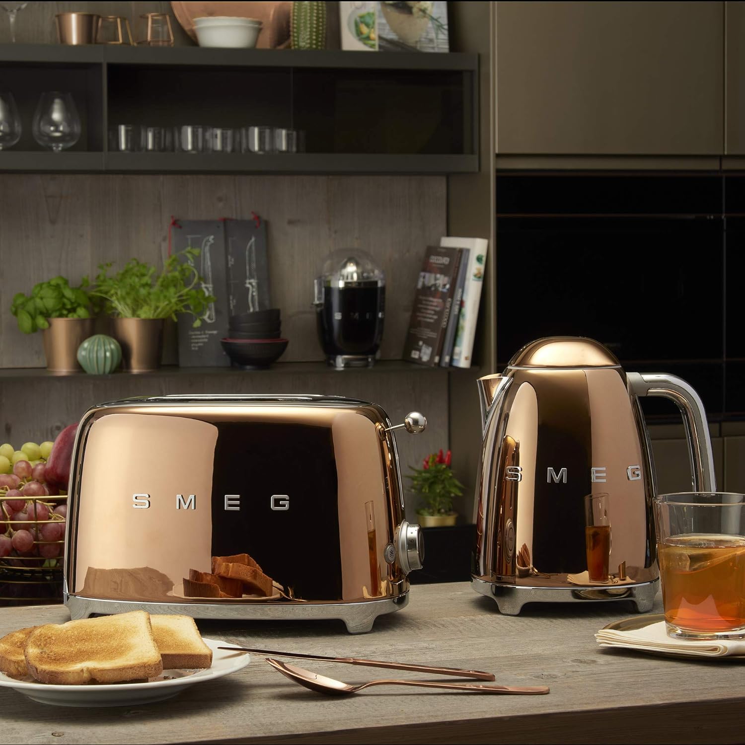 Tsf01 Retro 2 Slice Toaster | Gold