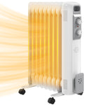 7/9fin Oil Filled Heater Radiator For Home 1.5/2kw | Medium | White