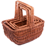 Red Hamper Southport Wicker Shopping Basket