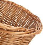 Wicker Light Steamed Waste Paper Bin