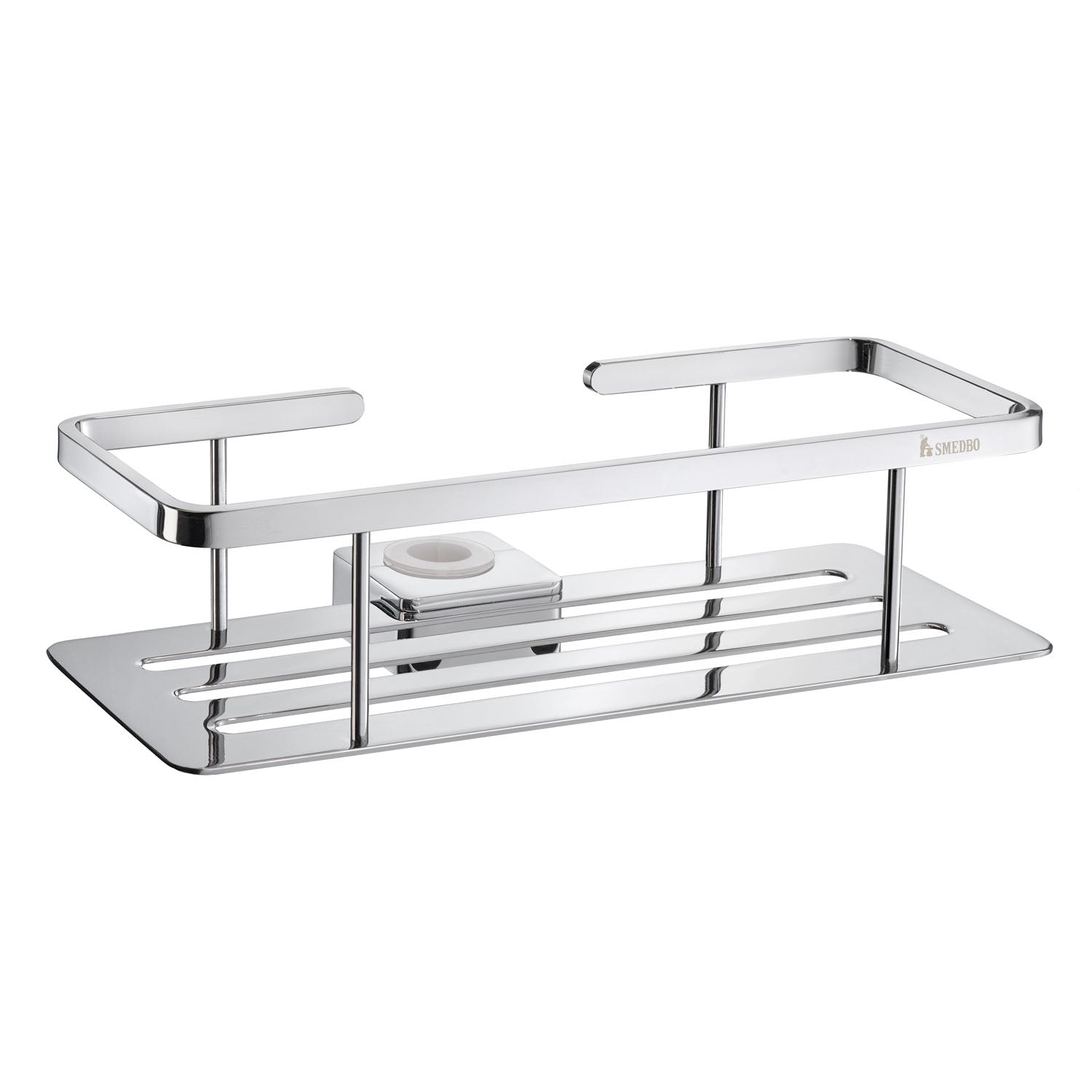 Shower Basket Soap Caddy Storage Shelf For Shower Riser Rail | Polished Chrome