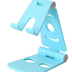 Plastic Folding Table Top Phone Holder, Blue