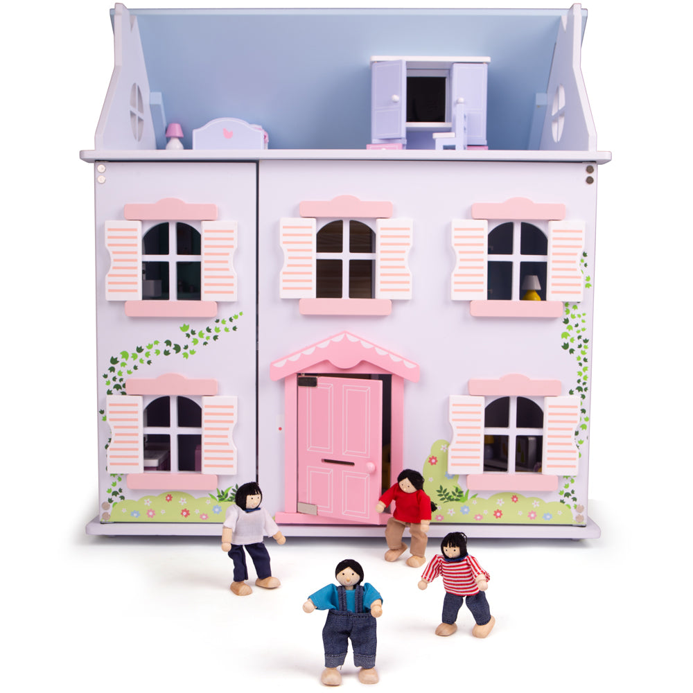 Wooden Dolls House 'ivy House', Easily Slots Together