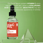 Vitamin C 5%, Hyaluronic Acid 2% Hydrating Facial Serum 30ml