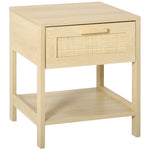 Nightstand Bedside Table End Table Storage Organizer Drawer