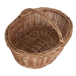 Wicker Country Village Shopping Basket | Brown