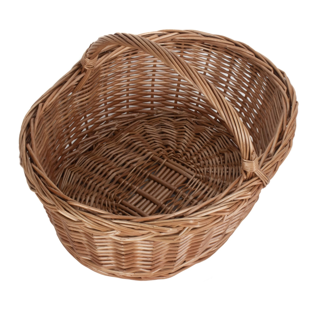 Wicker Country Village Shopping Basket | Brown