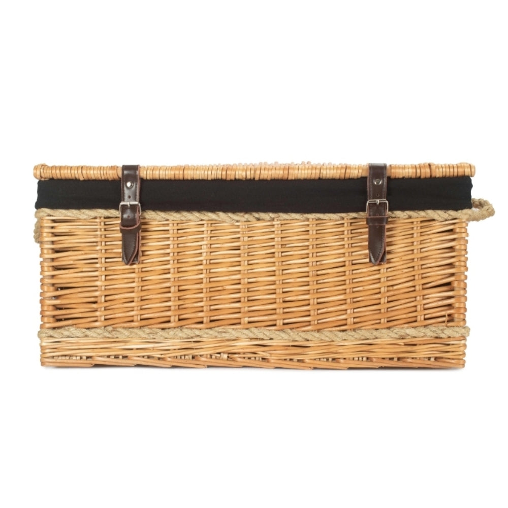 Wicker 62cm Rope Handled Picnic Basket | Black