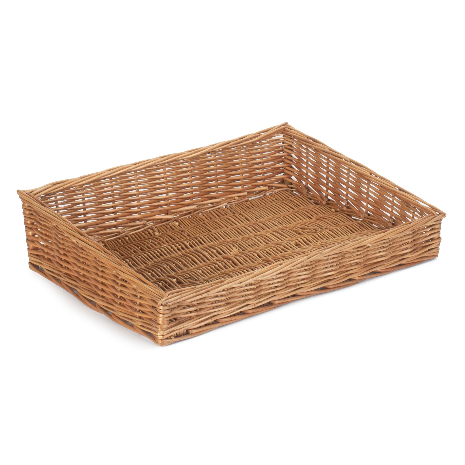 Wicker Flat Display Tray | Large | Brown