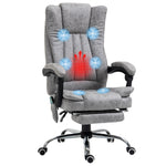 Massage Office Chair Microfibre Arms | Gray