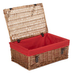 Wicker Large Packaging Hamper | Red