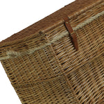 Wicker Large Light Steamed Storage Hamper | Brown