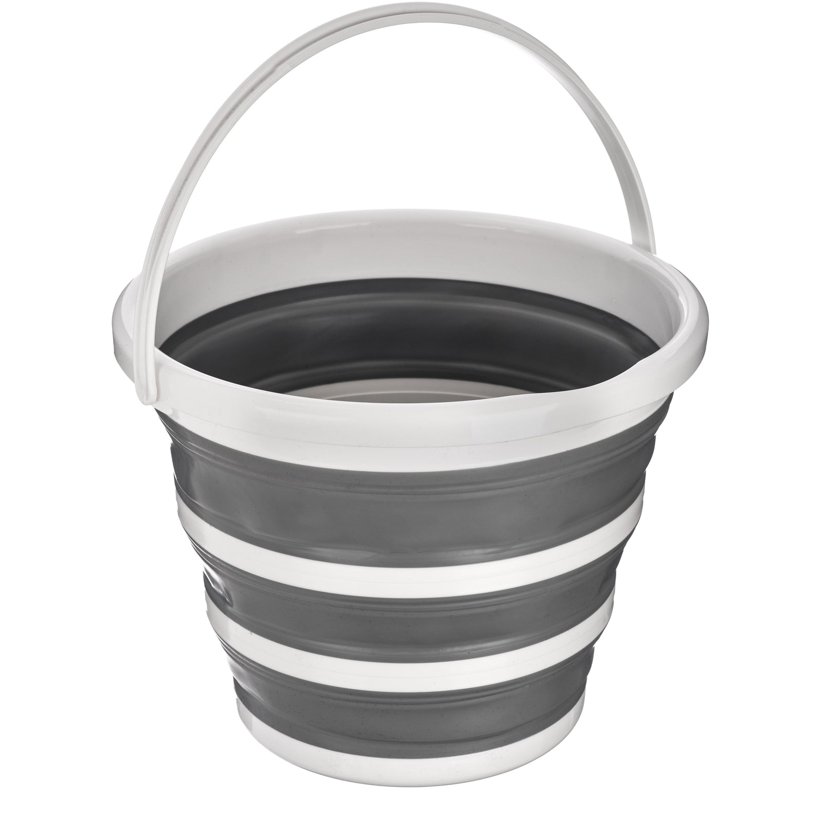 Collapsible Bucket With Handle | Gray