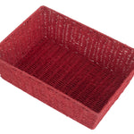 Red Paper Rope Tray | Large | Red