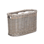 Wicker Oval Toilet Roll Storage Basket