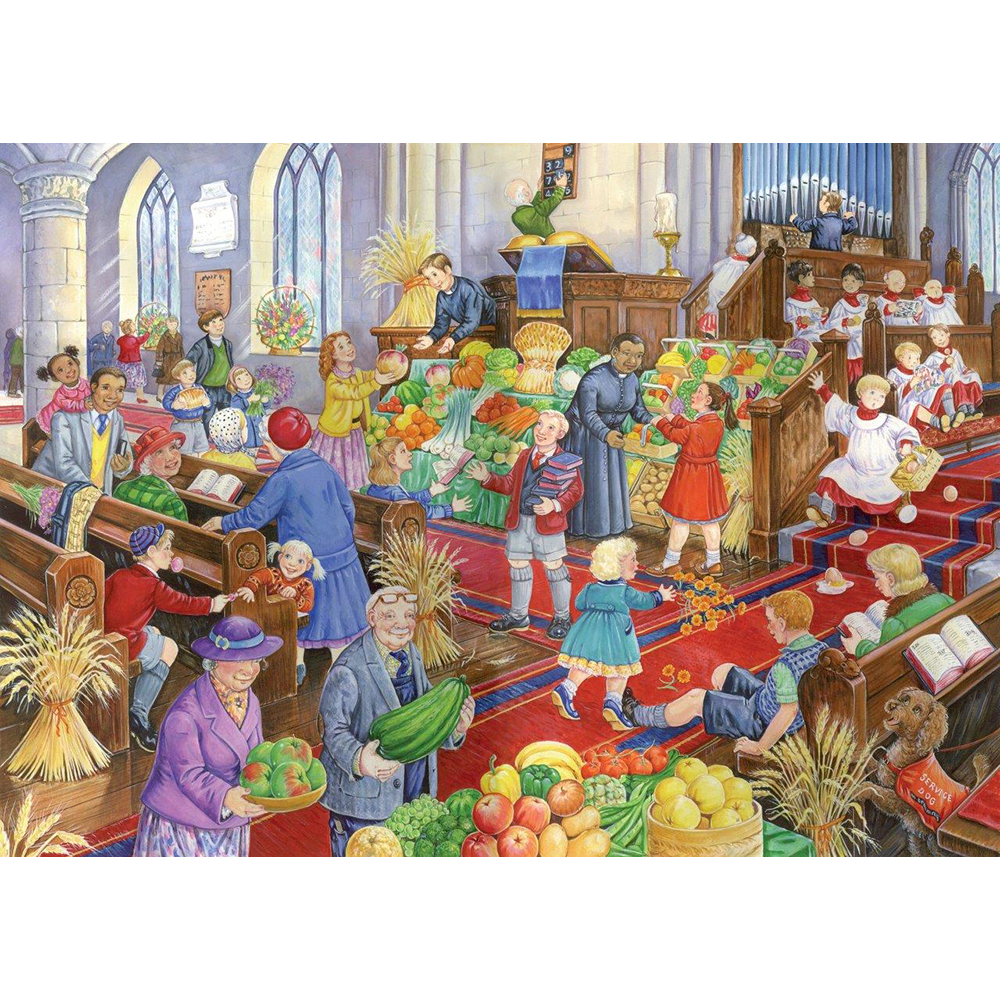 Harvest Festival, 500 Piece Jigsaw Puzzle