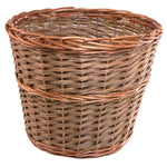 Red Hamper Wicker Somerset Round Waste Paper Bin