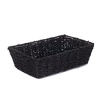 Black Paper Rope Tray | Medium | Black