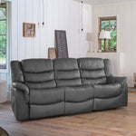 Almeira 3 Seat Recliner Sofa | 3 | Gray