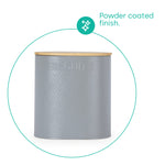 Elmas Bread Bin & Canister - Grey