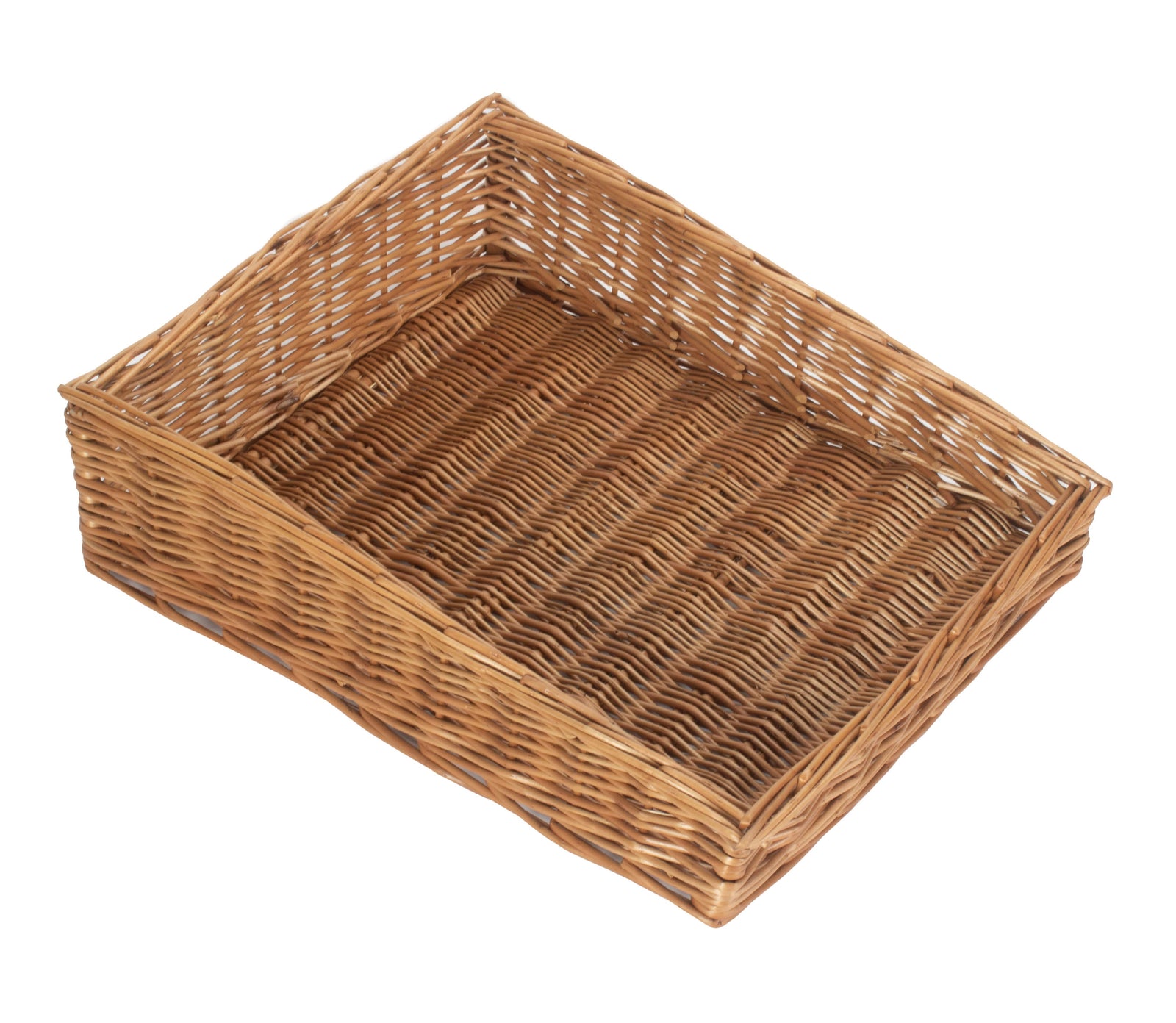 Wicker Flat Display Tray | Small | Brown