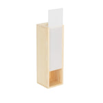 Single Bottle Wooden Box With Clear Acrylic Sliding Lid